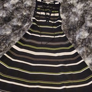 Ronny Kobo Lace Up Sweater Dress